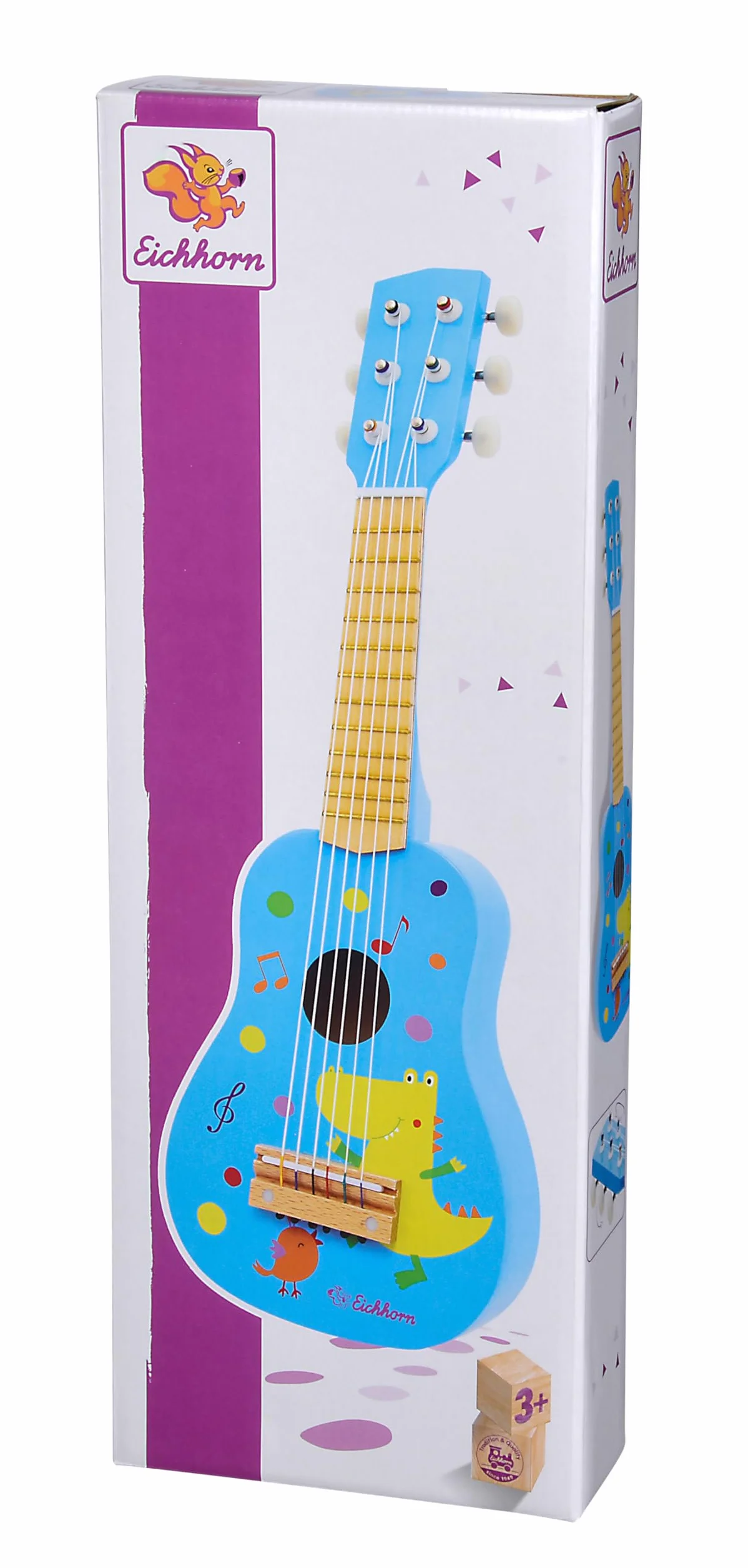 Eichhorn Drewniana gitara, 54 cm