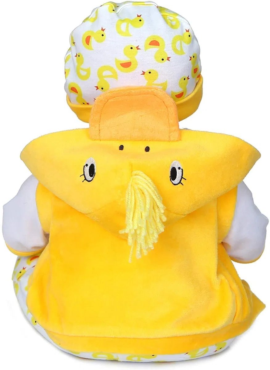 MAIHAO Reborn Baby Bambola Vestiti 17-22 Pollice Giallo Anatra 5pcs Set Vestiti Bambole Vestiti Del Bambola Accessori Vestiti Vestiti Vestiti Per Bambole Bambole Ragazzo