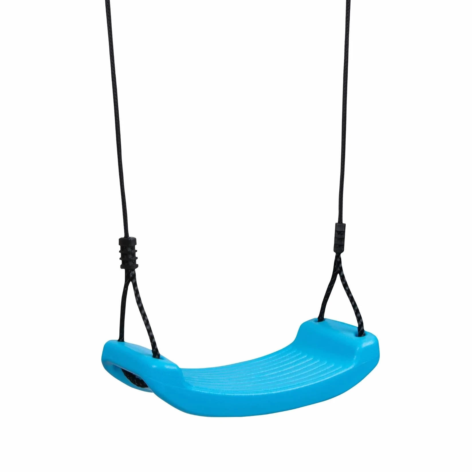 Hudora Altalena con Sedile Blu - Altalena per Bambini da Esterno con Seduta in Gomma - Certificata TÜV Rheinland/GS con Funi Regolabili in Altezza - Fino a 50kg