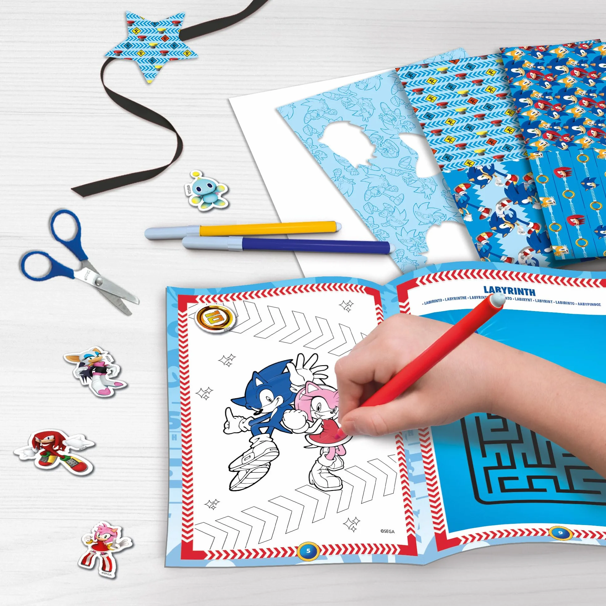 Lisciani Giochi - Sonic Creative Desk Kit, 110704