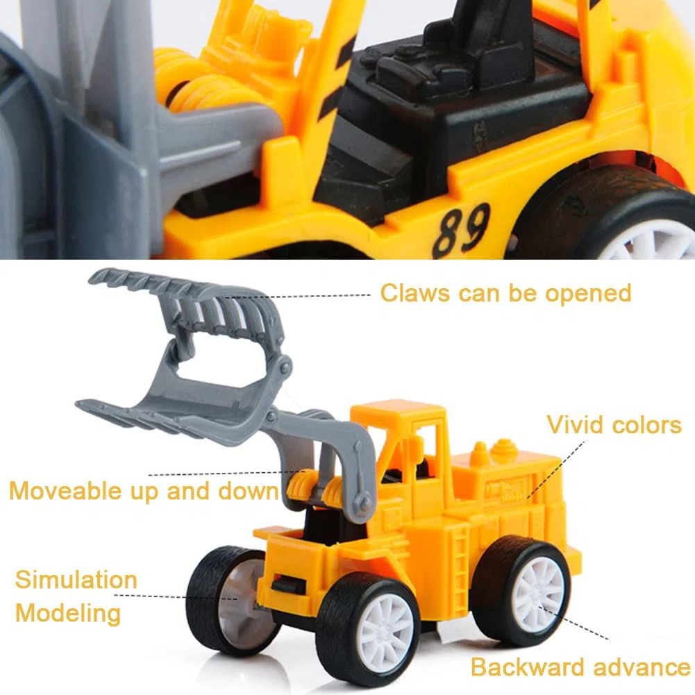 12 Pezzi Camion da Escavatore, Camion di Costruzione Set, Building Decorazione Set Giochi da Veicoli da Costruzione per Da Collezionare, da Esporre, da Regalare