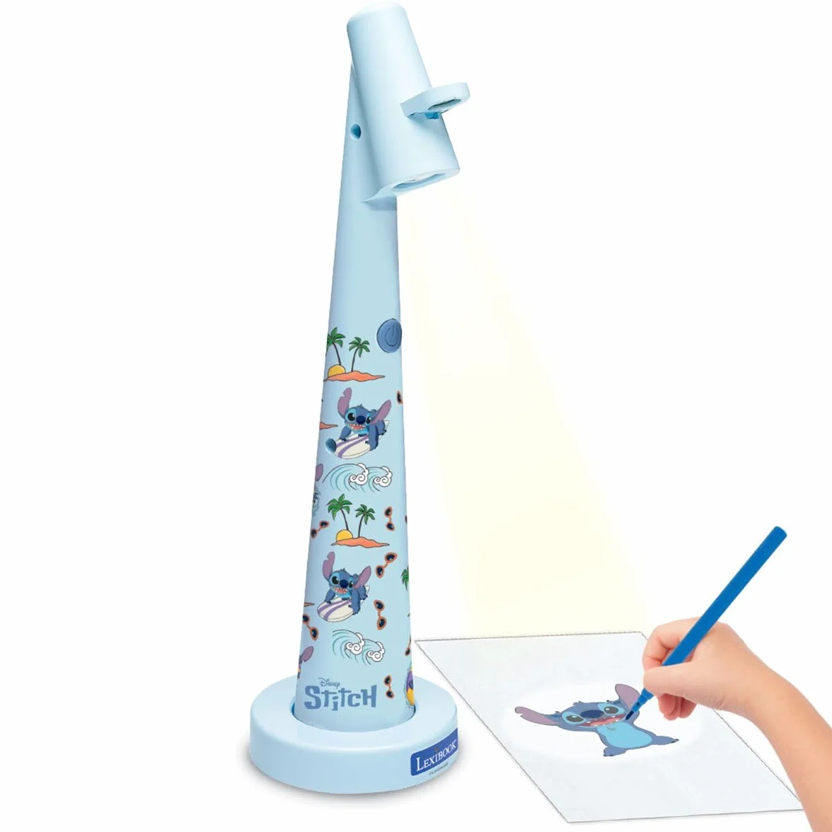 Lexibook, Disney Stitch, Proiettore di Disegni Stitch, Blu, CRP10DLXB