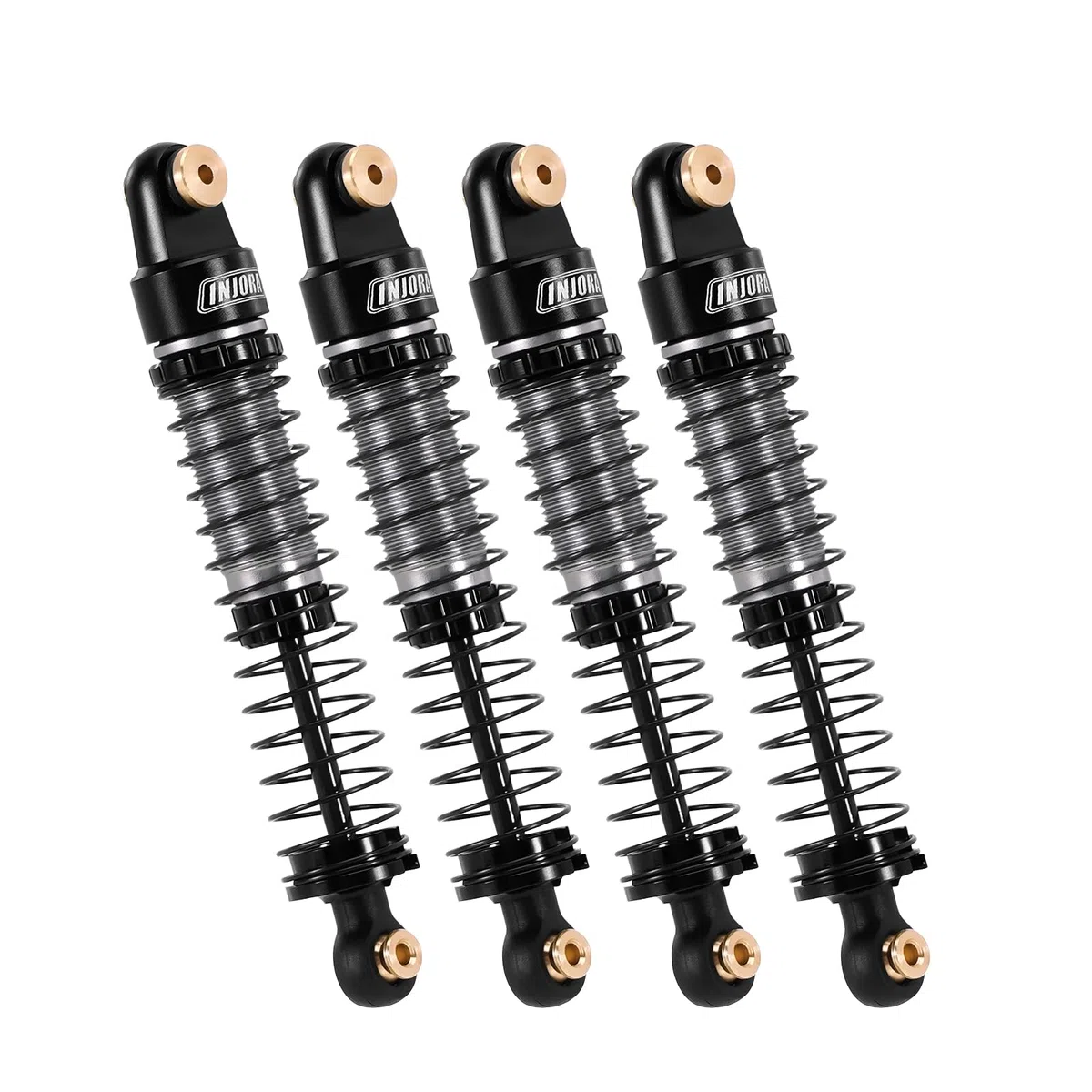 INJORA Ammortizzatore olio ammortizzatore Big Bore 52mm per 1/24 RC Crawler Axial AX24 Aggiornamento