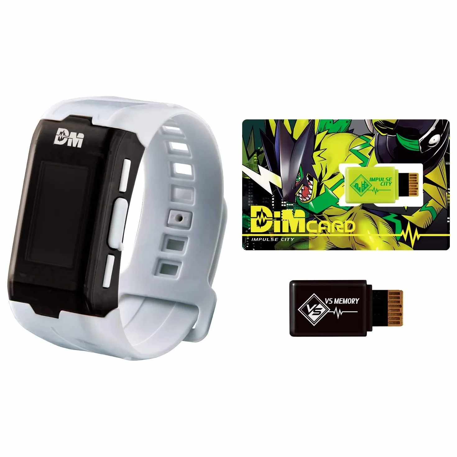 BANDAI NT58608 Digimon Vital Bracelet Giochi elettronici portatili, Versione Blanche