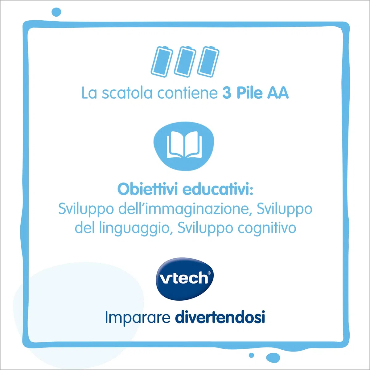 VTech Il Mio Magico Cestino da Picnic, Cestino con Giochi Educativi per Bambini, Giocattolo con Forme, Gioco Interattivo con Tante attività, Lingua Italiana, Batterie Incluse, 1-4 Anni