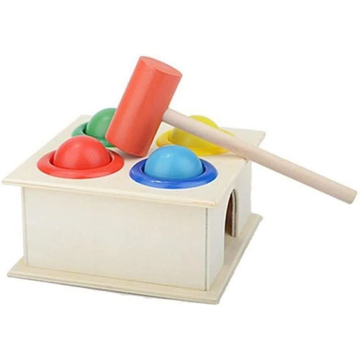 Martello di legno giocattolo per bambini, panca per battere, gioco con martello di legno, caduta della palla, giocattoli per bambini piccoli, palla, blocchi, caduta del bambino, giocattoli per