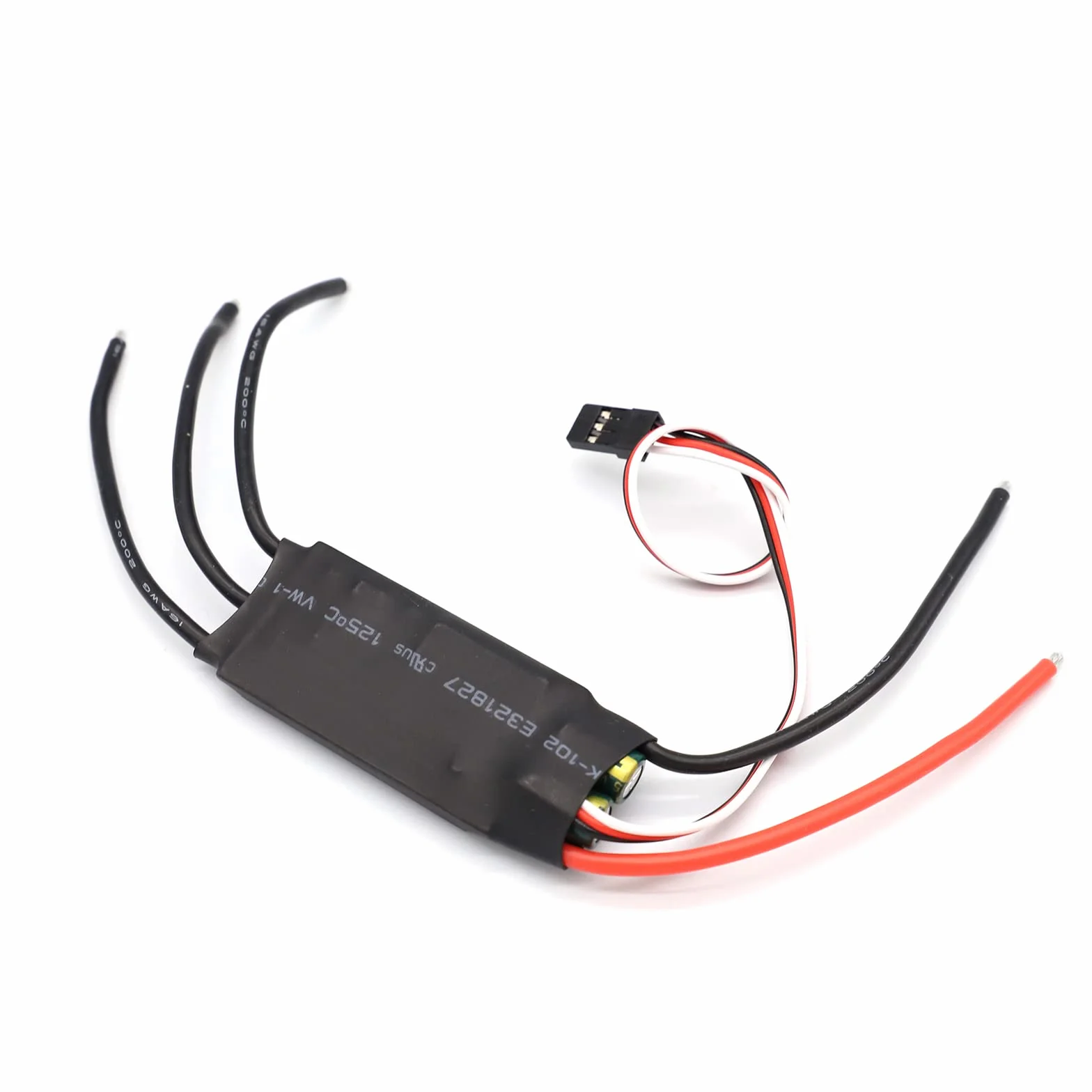 RUIZHI 40A ESC 2-4S Brushless ESC Regolatore di Velocità 5V 3A BEC Regolatore di Velocità Motore per ala Fissa FAI DA TE RC Drone Elicottero Quadcopter