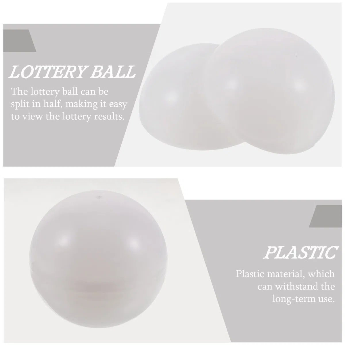 Ciieeo Palline Lotteria Apribili 1.57 Pollici Sfere Di Plastica Riutilizzabili Per Giochi Tradizionali Eventi Feste Con Spazio Per Sorprese Interne Set Da 25
