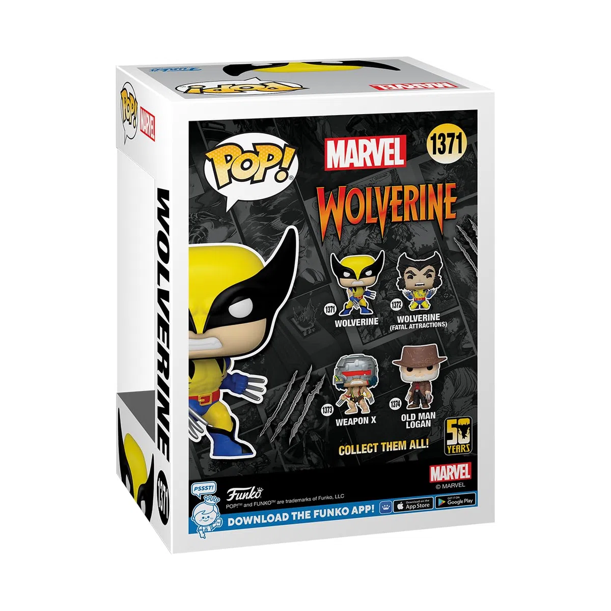Funko POP! Marvel: Wolverine 50th – Ultimate Wolverine - (Classic) - X-Men - Figura in Vinile da Collezione - Idea Regalo - Merchandising Ufficiale - Giocattoli per Bambini e Adulti