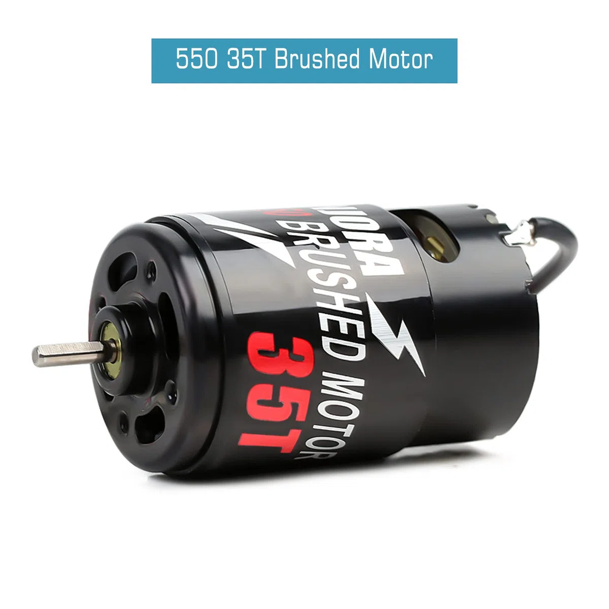 INJORA 550 RC Spazzolato Motore Impermeabile 35T Brushed Waterproof Motor per 1/10 Crawler Axial SCX10 Pro TRX4 TRX6 VS4-10 Redcat Gen 8 7 Pro Enduro RC Auto Barca