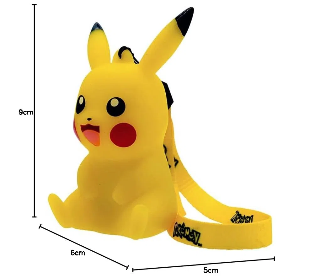 TEKNOFUN Pokémon Pikachu luminoso 9 cm, Yellow