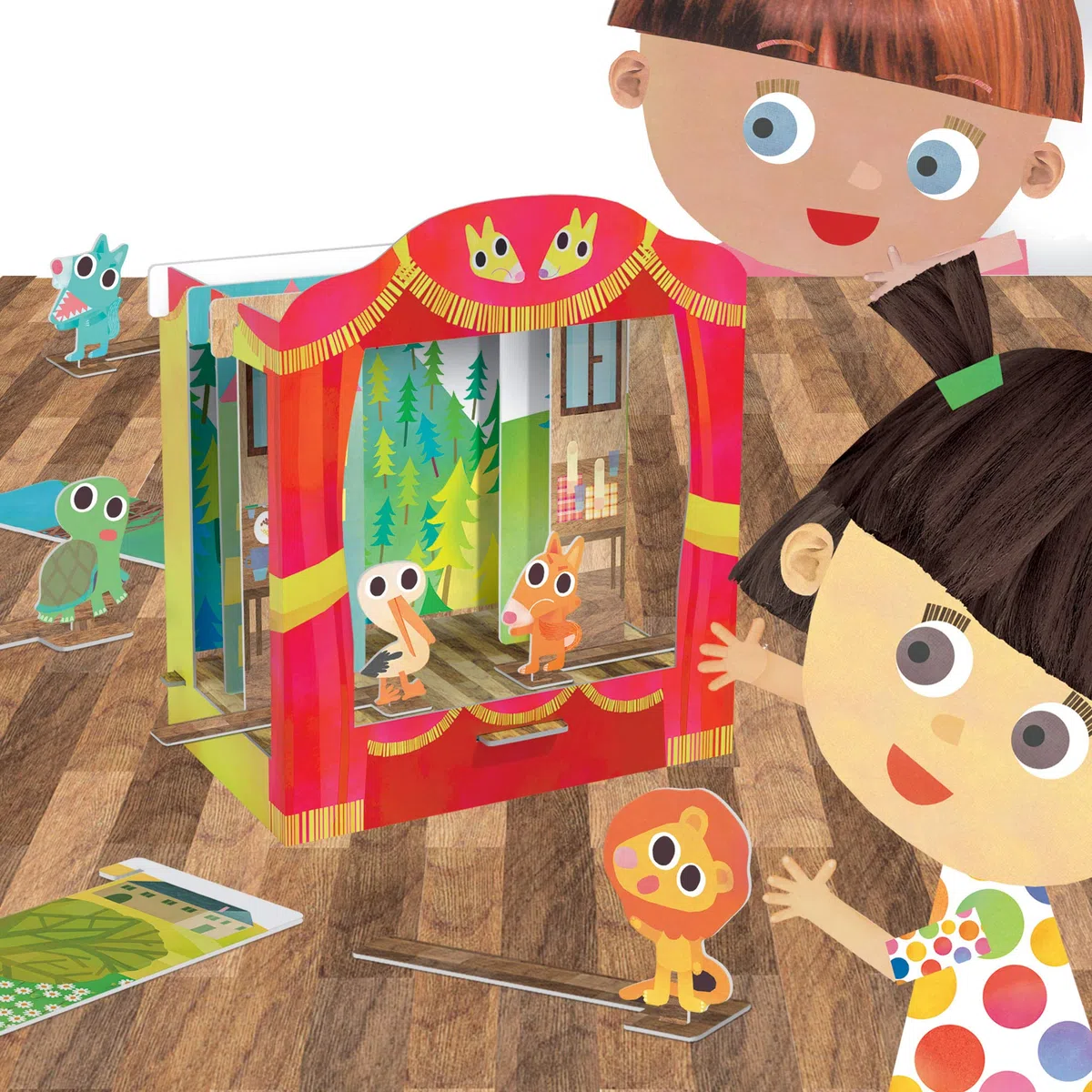 Headu Scuola Di Spettacolo Con Il Teatrino Metti In Scena La Tua Prima Recita It23653 Gioco Educativo Per Bambini 3-6 Anni Made In Italy
