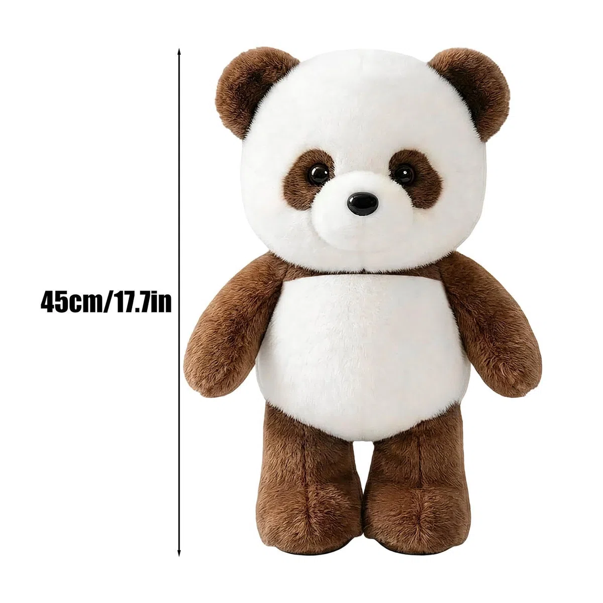 Generico Peluche Che Corre, Peluche Panda Corsa, Cuscino di Animali Morbido e Soffice, Bambola da Collezione Panda Che Corre, Pandas Ches Corrono Morbido Giocattolo per Uomini e Donne