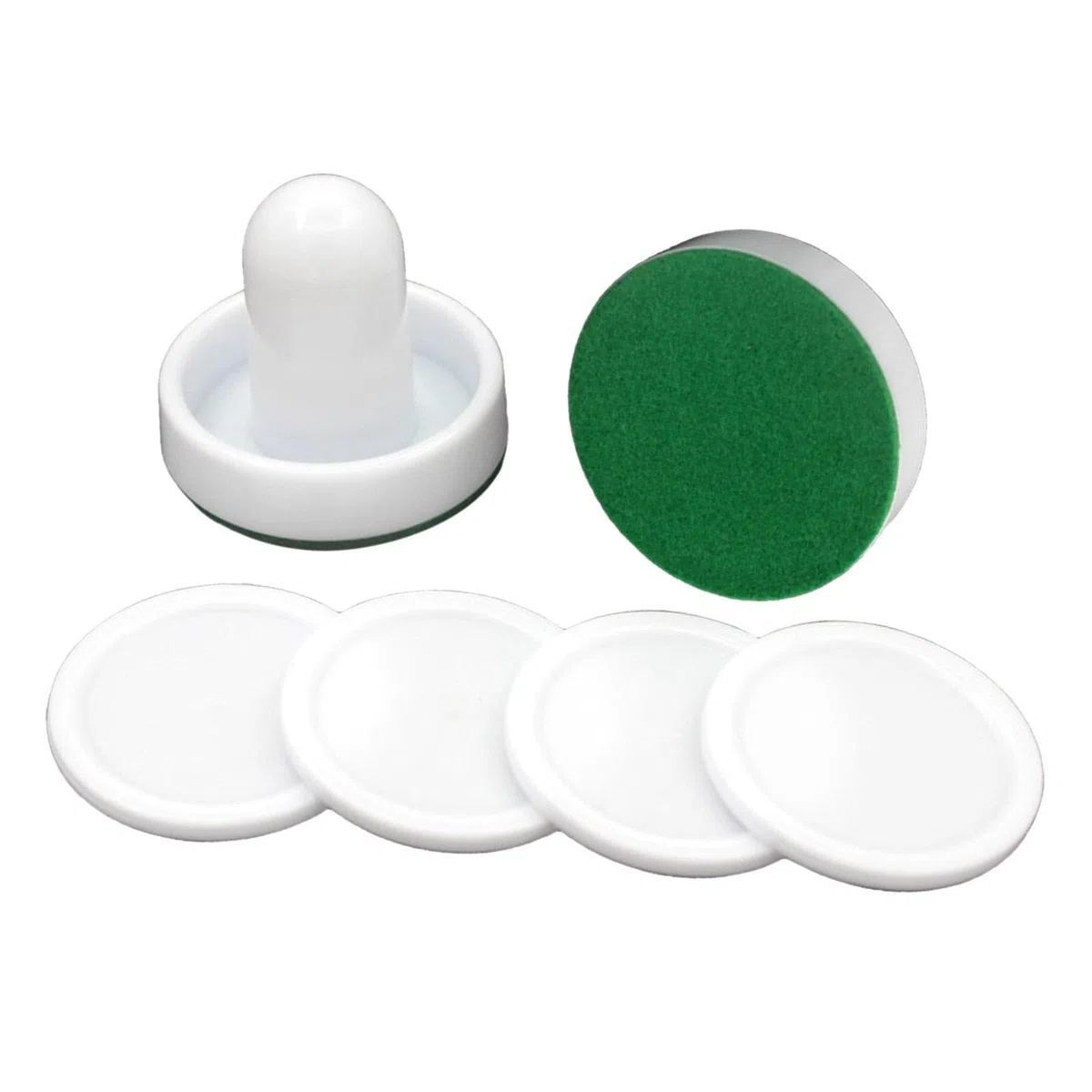 zalati Racchette e Dischi da Air Hockey, Dimensioni Piccole per Bambini, Ottime Maniglie per Porte Spingitori Accessori di Ricambio per Tavoli da Gioco