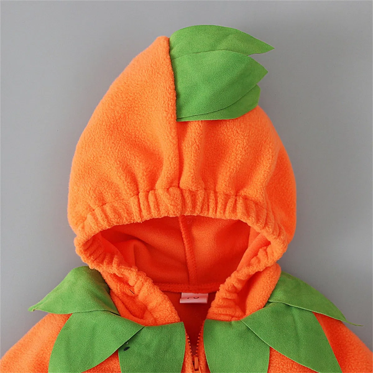 Achimlt 2 Pezzi Costume Halloween Neonato Zucca Tutina Pagliacetto Bebé Unisex, Zucca Vestito Halloween Neonato con Cappuccio Leggings a Piedi a Righe per Carnevale Feste e Cosplay