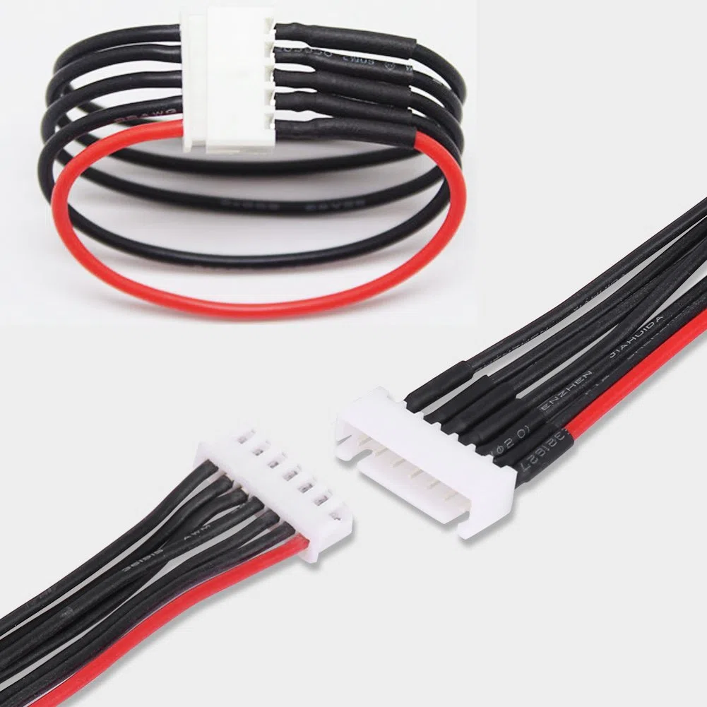 Cavo di prolunga della batteria al litio, Cavo di bilanciamento in silicone Cavo Connettore 10CM incluso 2S / 3S / 4S / 5S / 6S