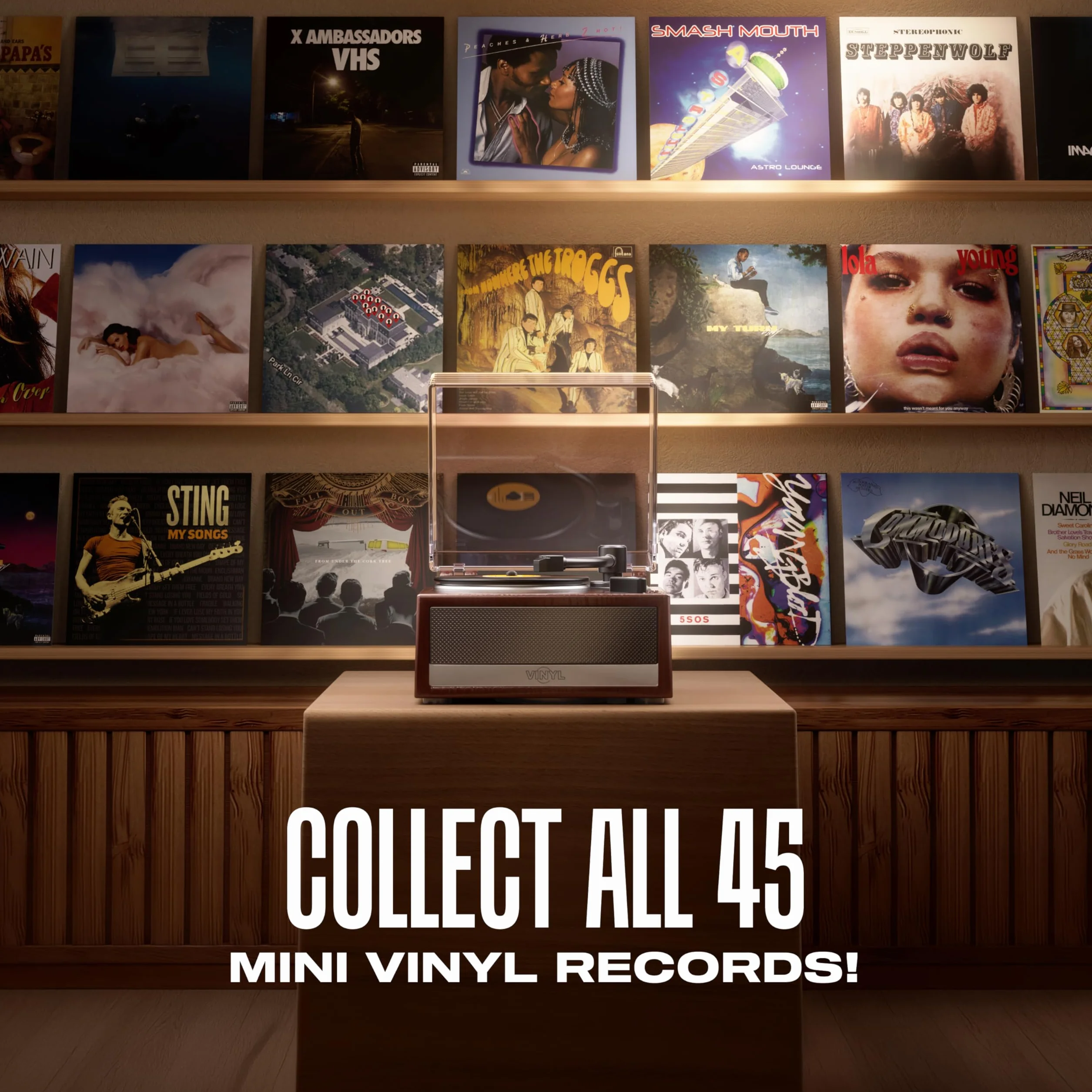 Mini Brands Really Works Capsule Mini Vinili di ZURU – Serie 1 (Confezione da 2) – Ogni capsula: 4 mini dischi vinile riproducibili + 1 accessorio sorpresa (8 vinili & 2 accessori) – Capsula Mistero