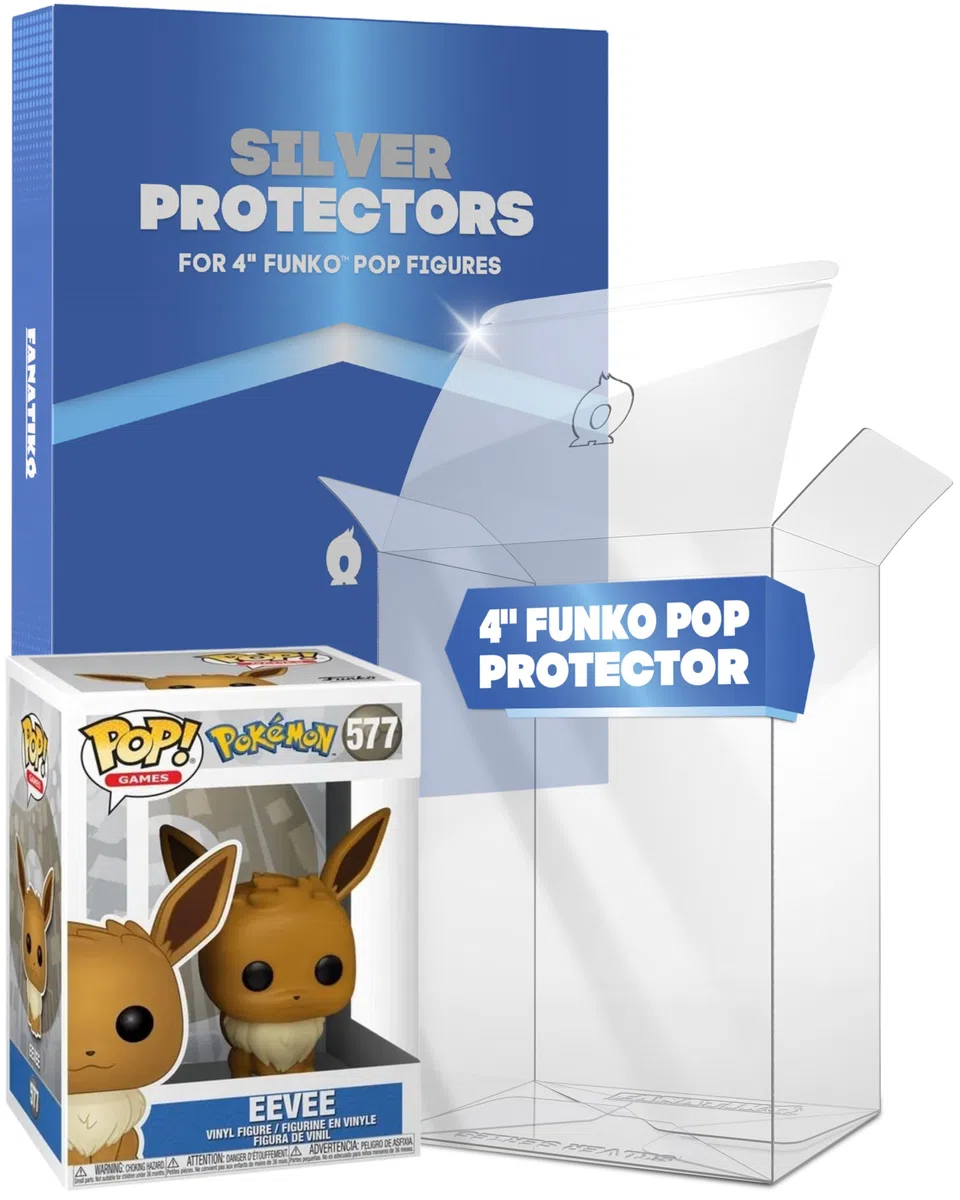 Confezione da 12 Protettori SILVER per Funko Pop 4'' – Protezione Funko Pop da 0,4 mm – Mantieni la tua Collezione in Perfette Condizioni Grazie al tuo Pop Protector