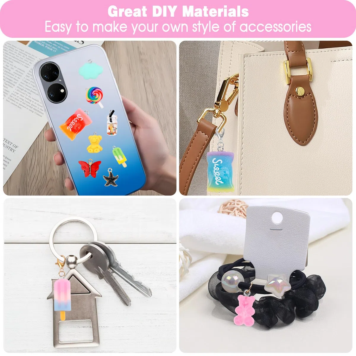 352 Pezzi Ciondoli Assortiti Smaltati Charms Set di Pendenti Ciondoli di Creazione di Gioielli per Orecchini, Collane, Braccialetti, Gioielli e Borse, Ciondolo per Caviglia e Decorazioni Fai da Te