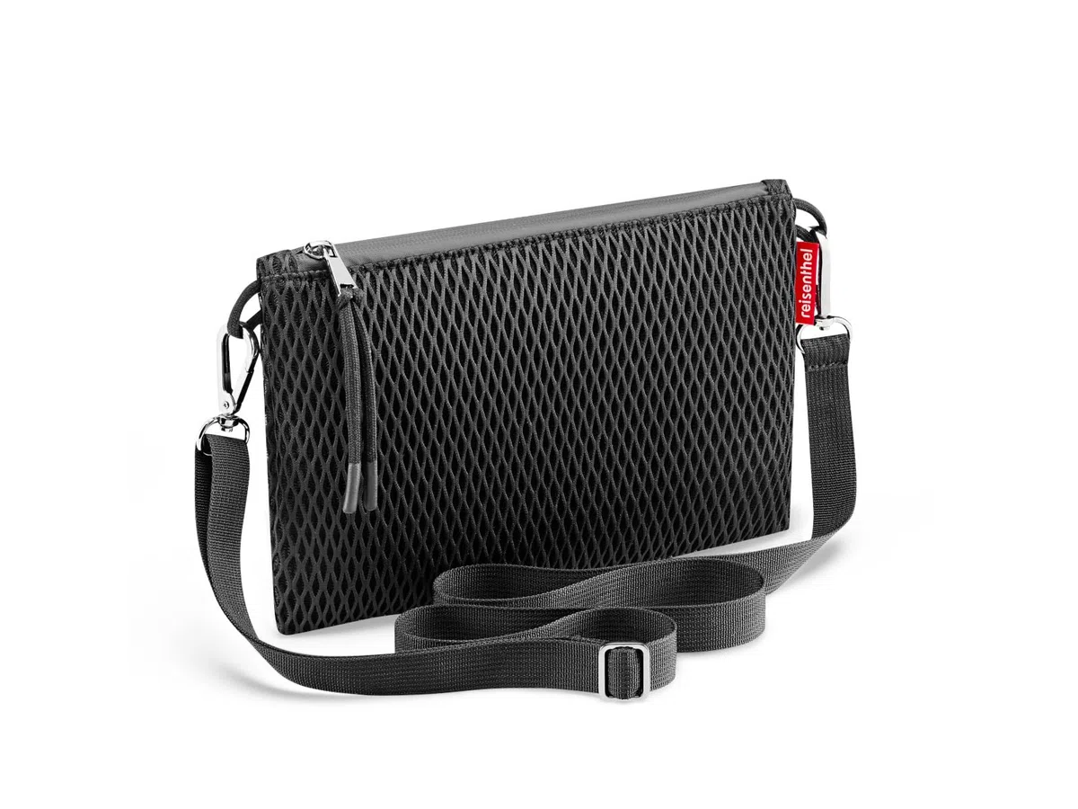 reisenthel extralite case 1 – Piccolo organizer universale per cosmetici o piccoli oggetti da borsetta, Mesh Black, 25 x 17 cm (H x L), Extralite Case 1