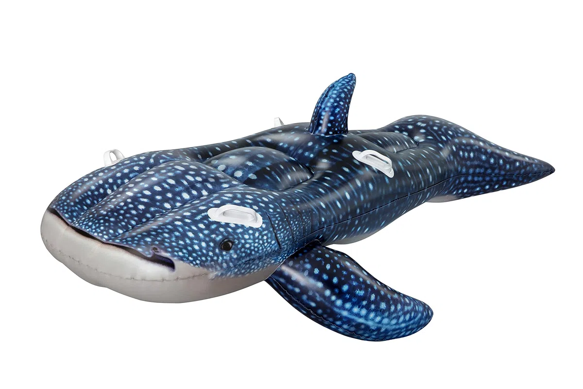 Bestway 41482 Cavalcabile gonfiabile per bambini a 2 posti Whaletastic Wonders