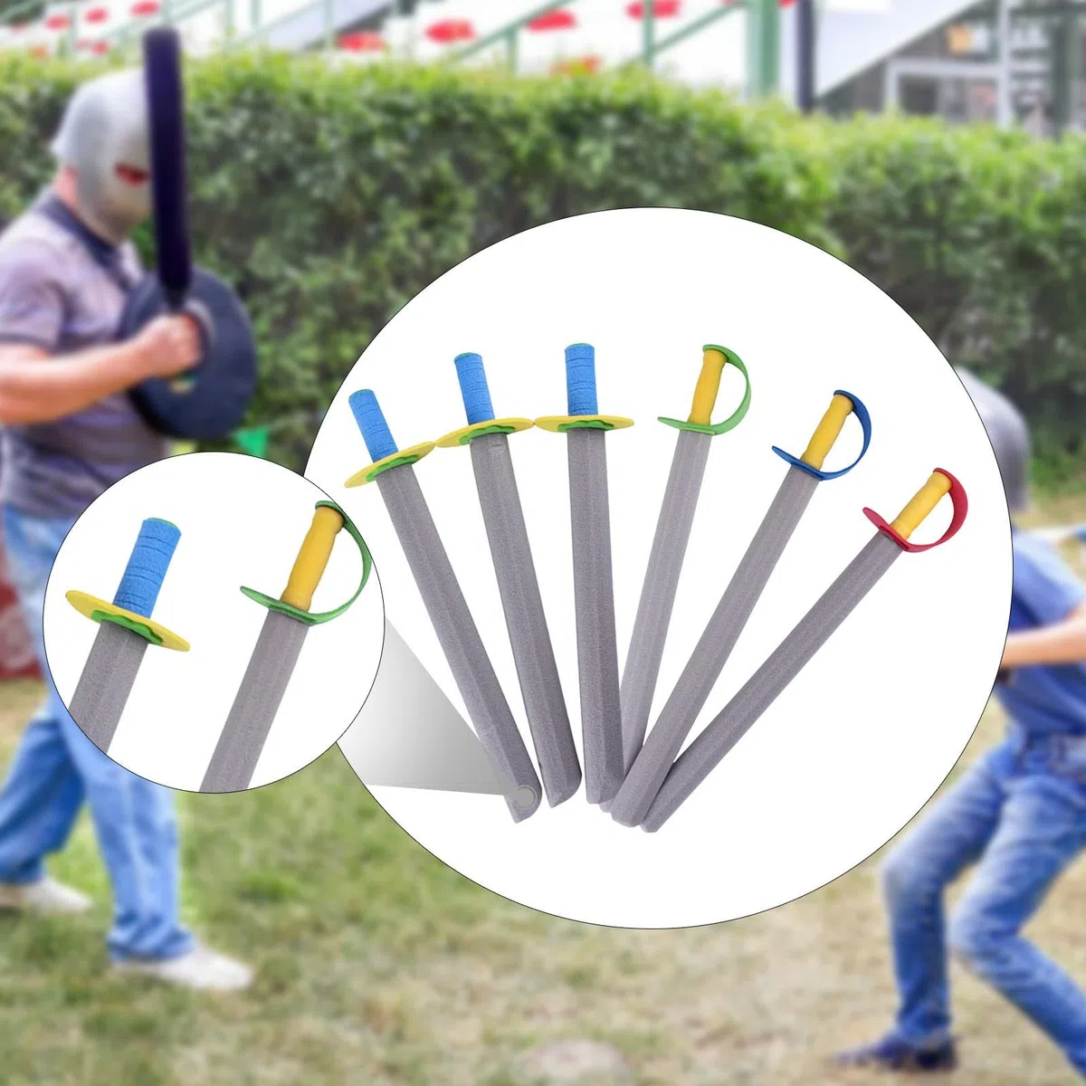 Spade di Schiuma per Bambini, Accessori per Cosplay, Regali, Giochi di finzione, attività di Compleanno, Leggere per spettacoli teatrali, bomboniere, 6 Pezzi