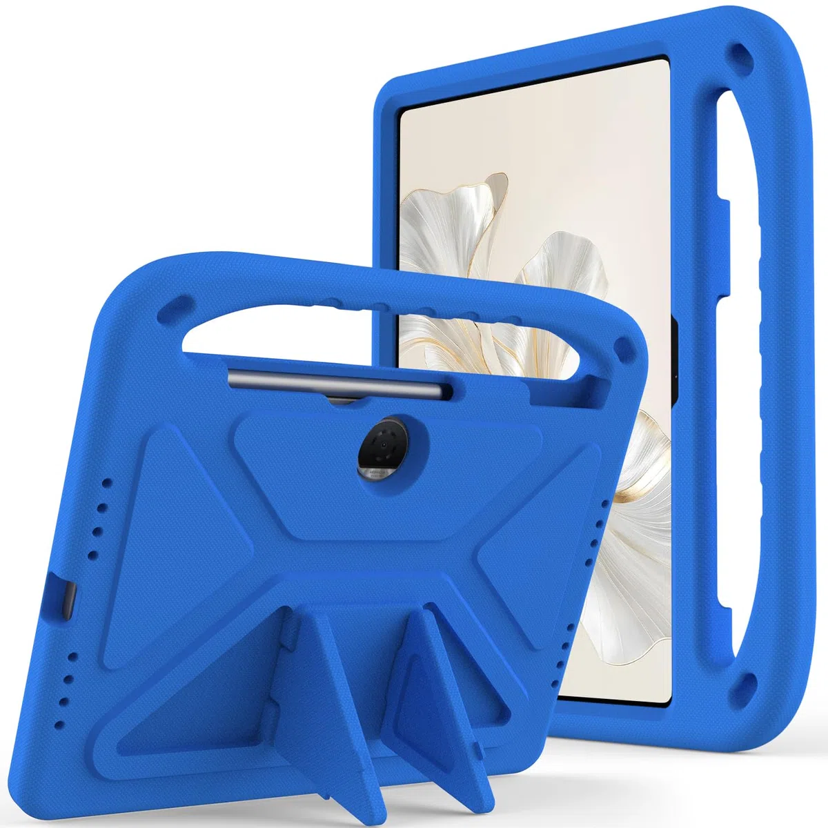 Custodia per Honor Pad 9 12.1" Leggera e Antiurto Bambini Cover in Eva con Maniglia e Supporto Blu