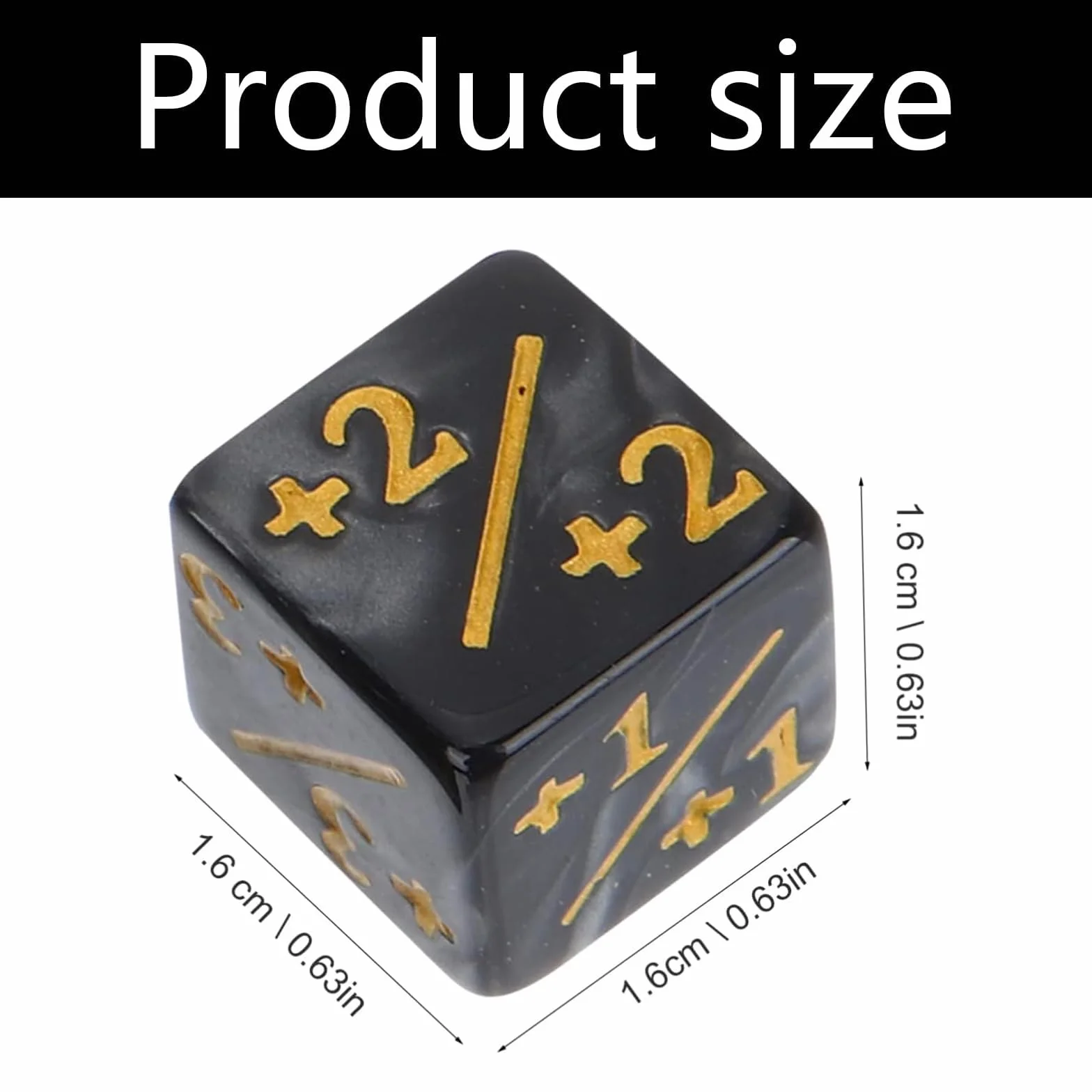 24 Pezzi Contatori di Dadi MTG di Gettone Dadi Fedeltà D6 Cubo con Borse Compatibile con MTG, CCG, Accessori per Gioco di Carte, 2 Stili