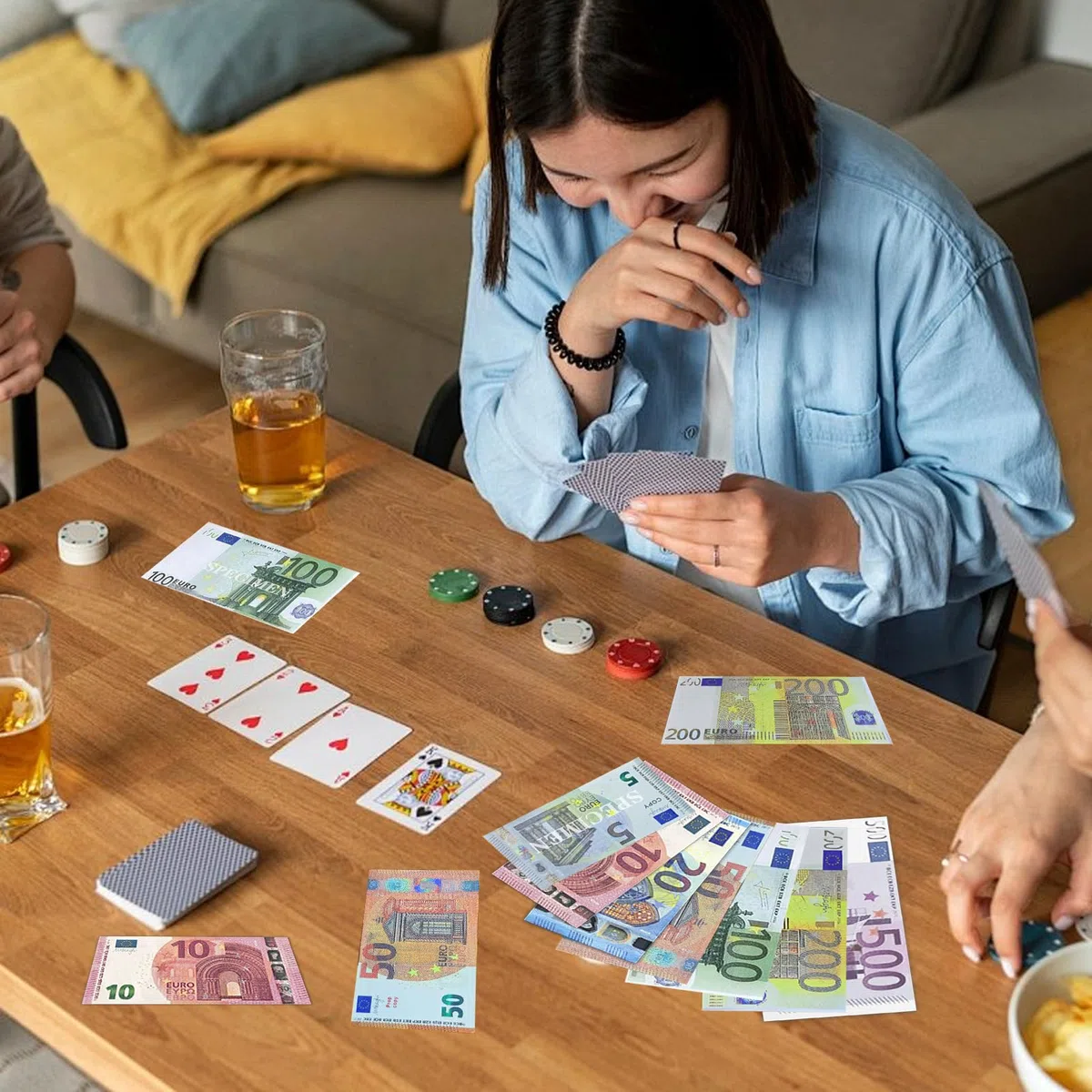 120 PCS Finte, 10/20/50/100/200/500 La Valuta Non Avente Corso Legale Reca la Dicitura Copy, per l'apprendimento, Il Gioco di Ruolo e i Giochi