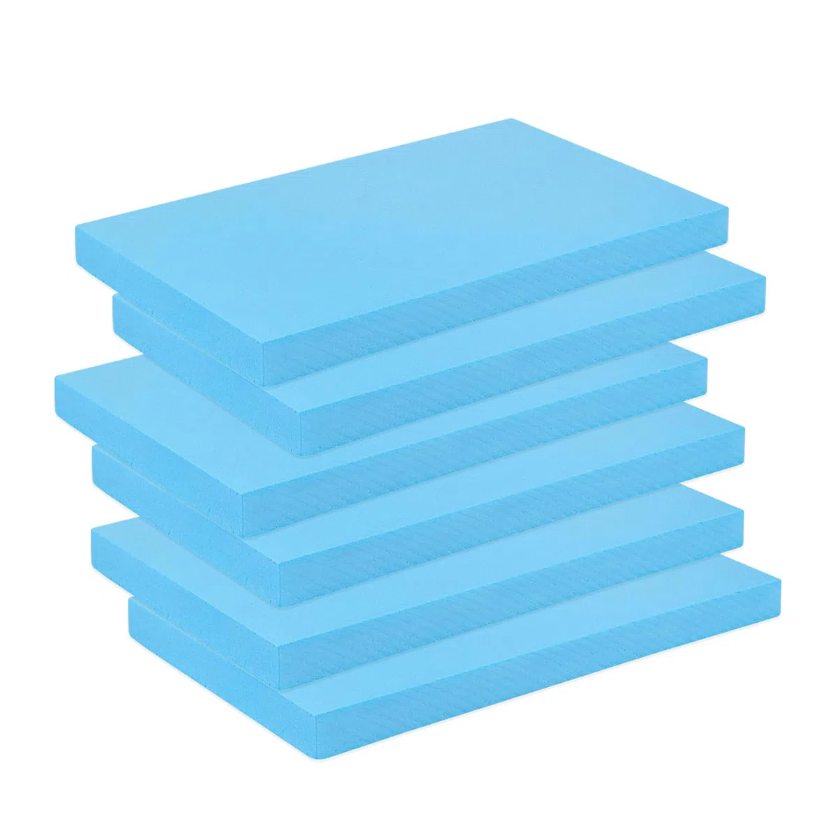 RANJIMA Piastre in schiuma rigida, 30 x 20 x 2 cm, blu, pannelli di polistirolo rigido da 20 mm, per fai da te, modellismo, paesaggio, modellazione, artigianato, schiuma, base