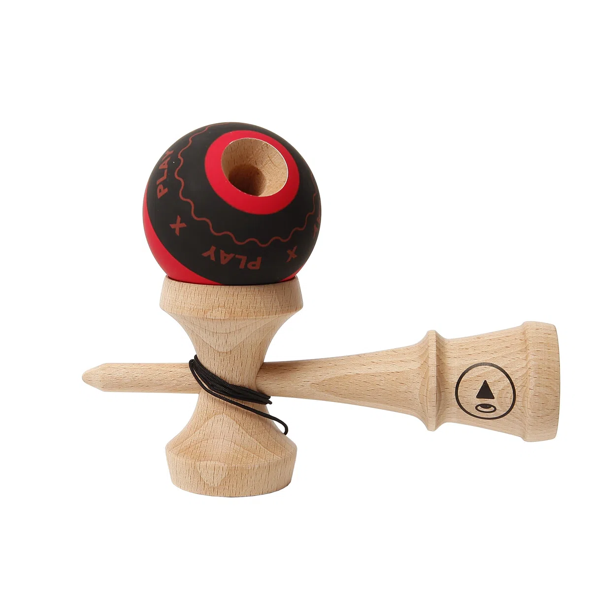 PLAY Kendama- Kendama, Colore Rosso/Nero, K2038