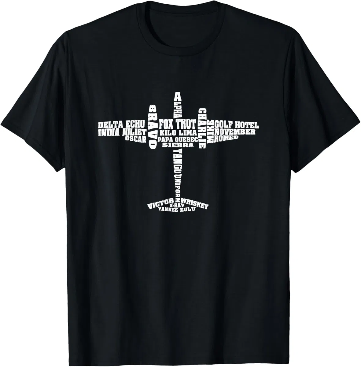 Aviatore Aviazione Aviazione Alfabeto fonetico Aviatore Abbigliamento Maglietta