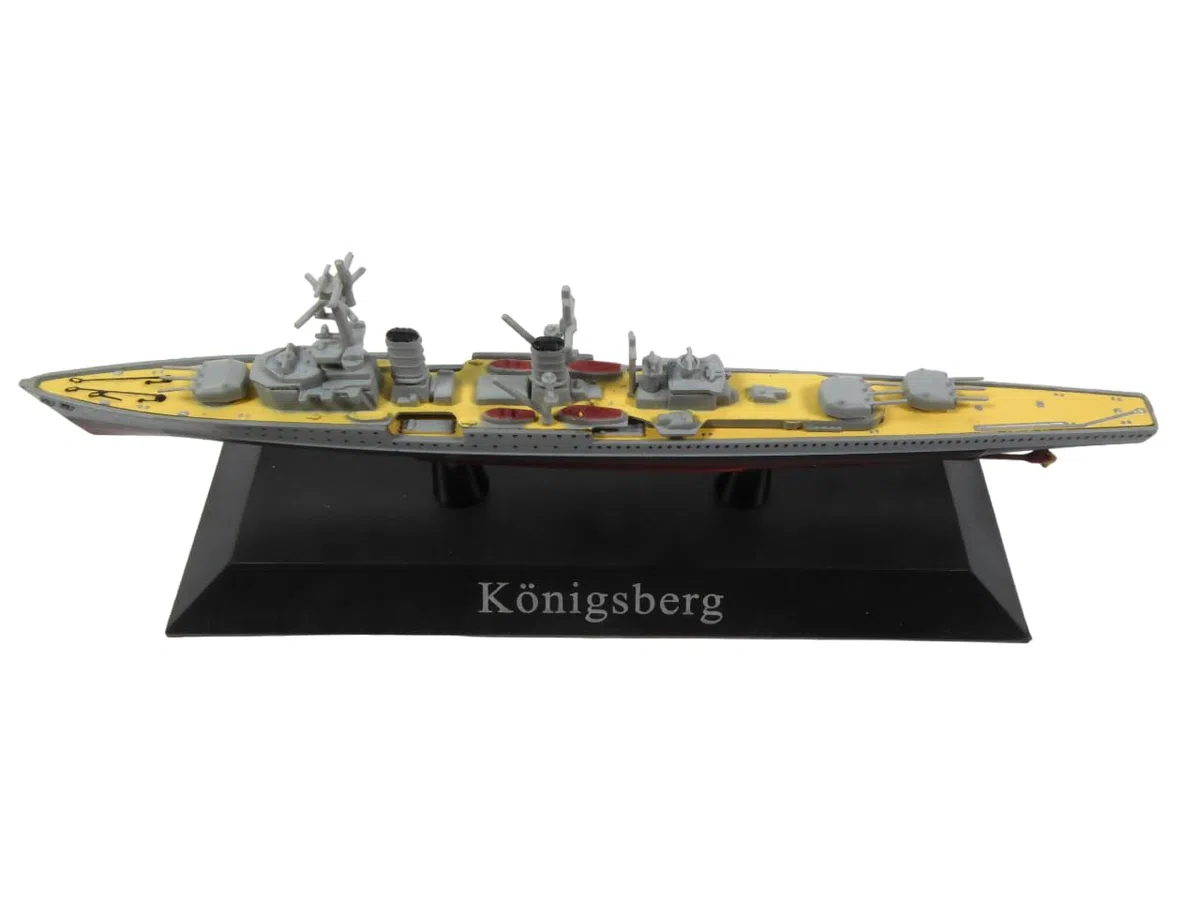 OPO 10 - Lotto di 2 Navi da Guerra 1/1250: Admiral GRAF Spee + Konigsberg / WSL50 / WS3+15