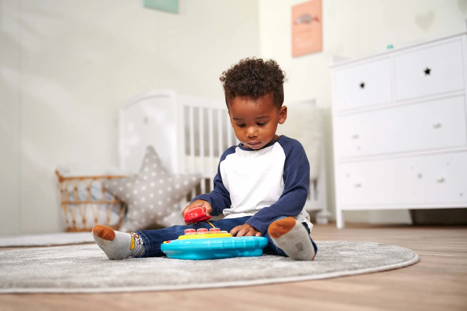 Simba ABC 104010016 - Telefono colorato, Giocattolo per Bambini, Display Girevole, Melodia, Telefono da Gioco, Telefono educativo, con Diversi Suoni, 20 cm, capacità motorie, Bambino a Partire dai 6