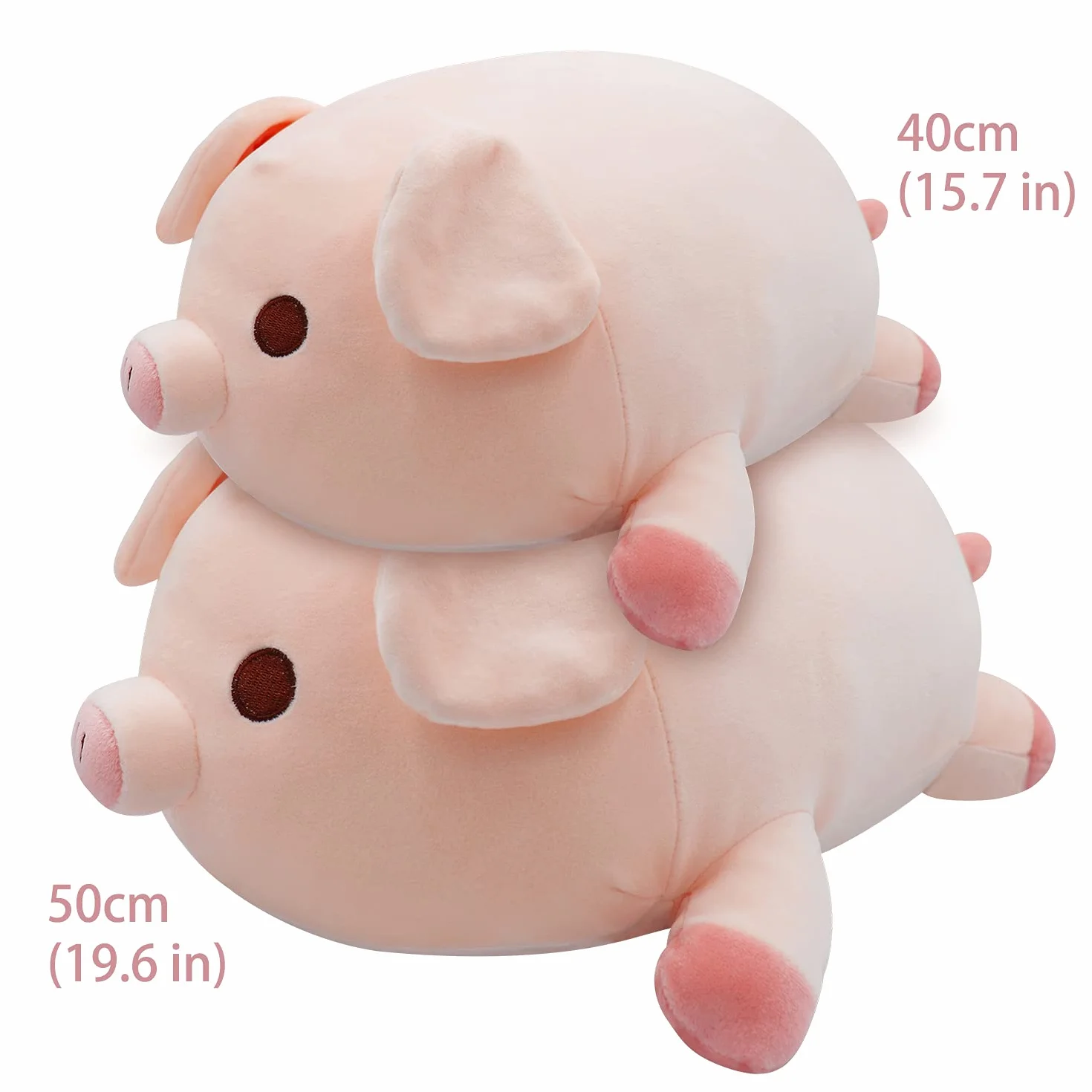 Fortuning's JDS Bellissimo giocattolo per bambole di maialino, cuscino per abbracciare per amici, in peluche per bambini, giocattolo per bambole, giocattolo di peluche, regalo di compleanno