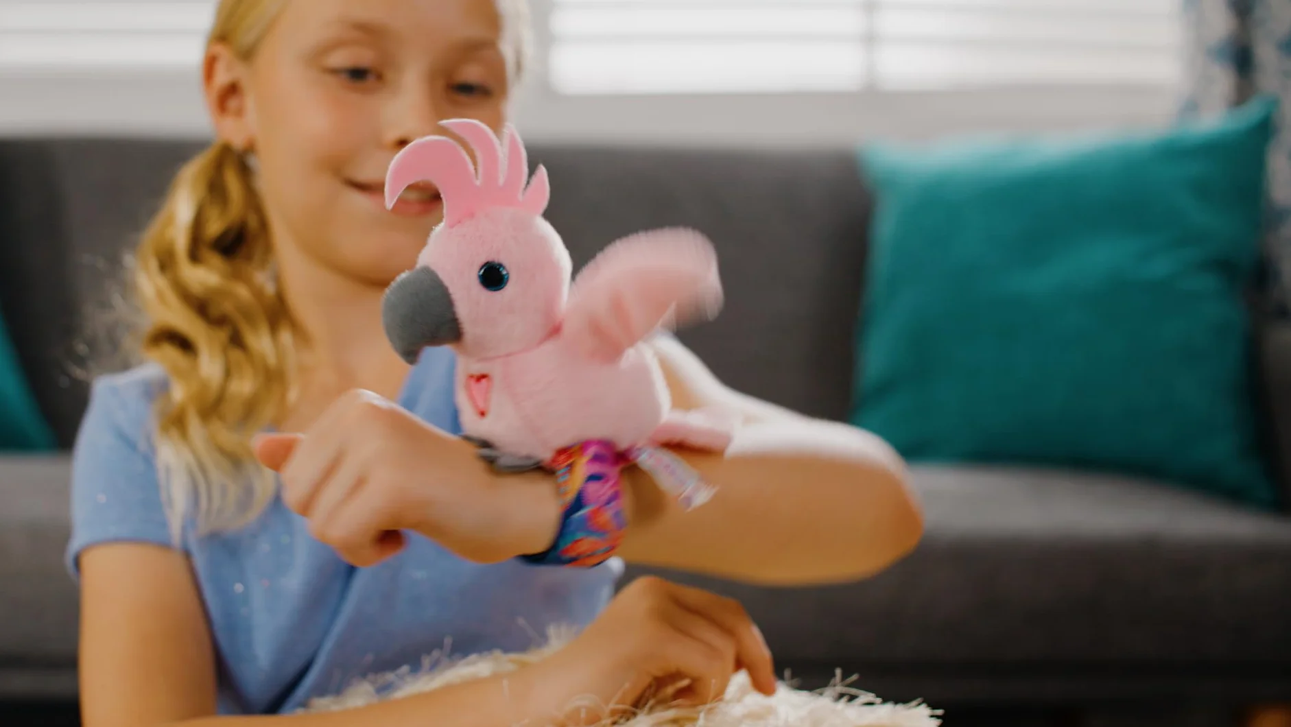 Uccello Peluche Interattivo Ricaricabile con Musica e Suoni per Bambini 18+ Mesi