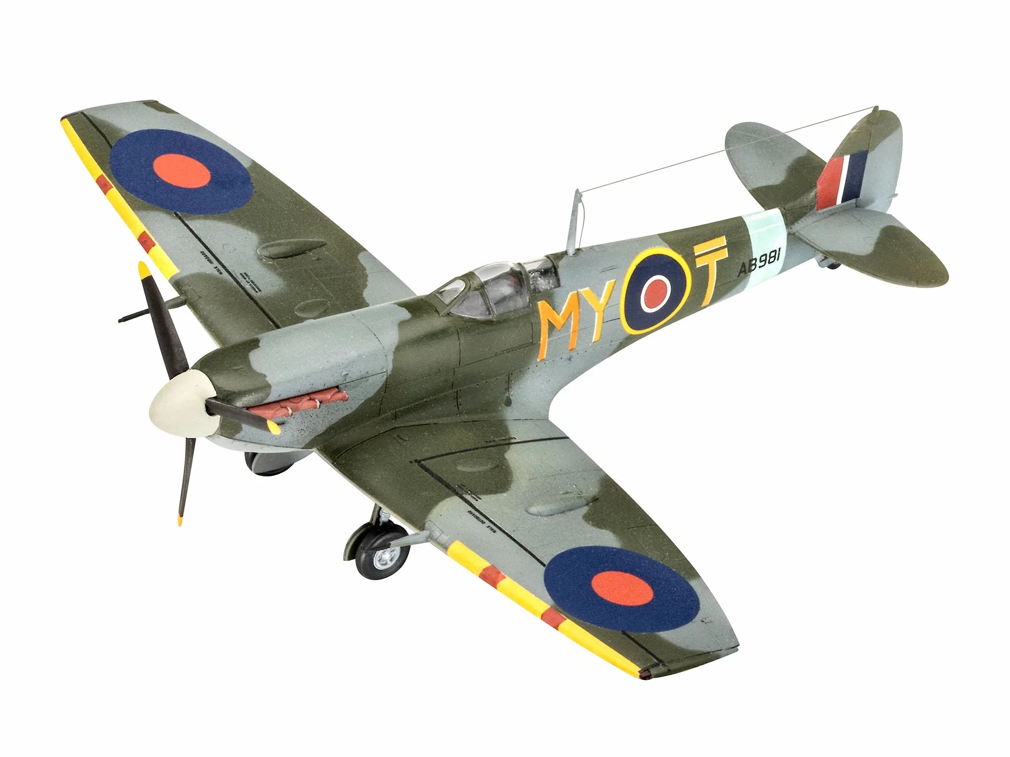 Revell Set di modellini Combat Bf109G-10 e Spitfire Mk.V, riproduzioni ricche di dettagli, scala 1:72, decalcomanie e componenti autentici, adatto per modellisti a partire dai 10 anni, medio
