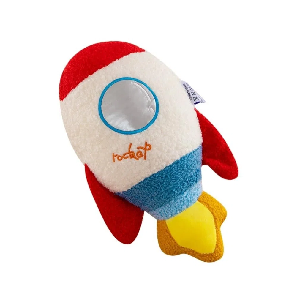 35 cm Rocket Shape Peluche Cuscino Rocket Ship Riempito Bambola Peluche Soggiorno Divano Camera Da Letto Regalo di Compleanno Decorativo per Bambini