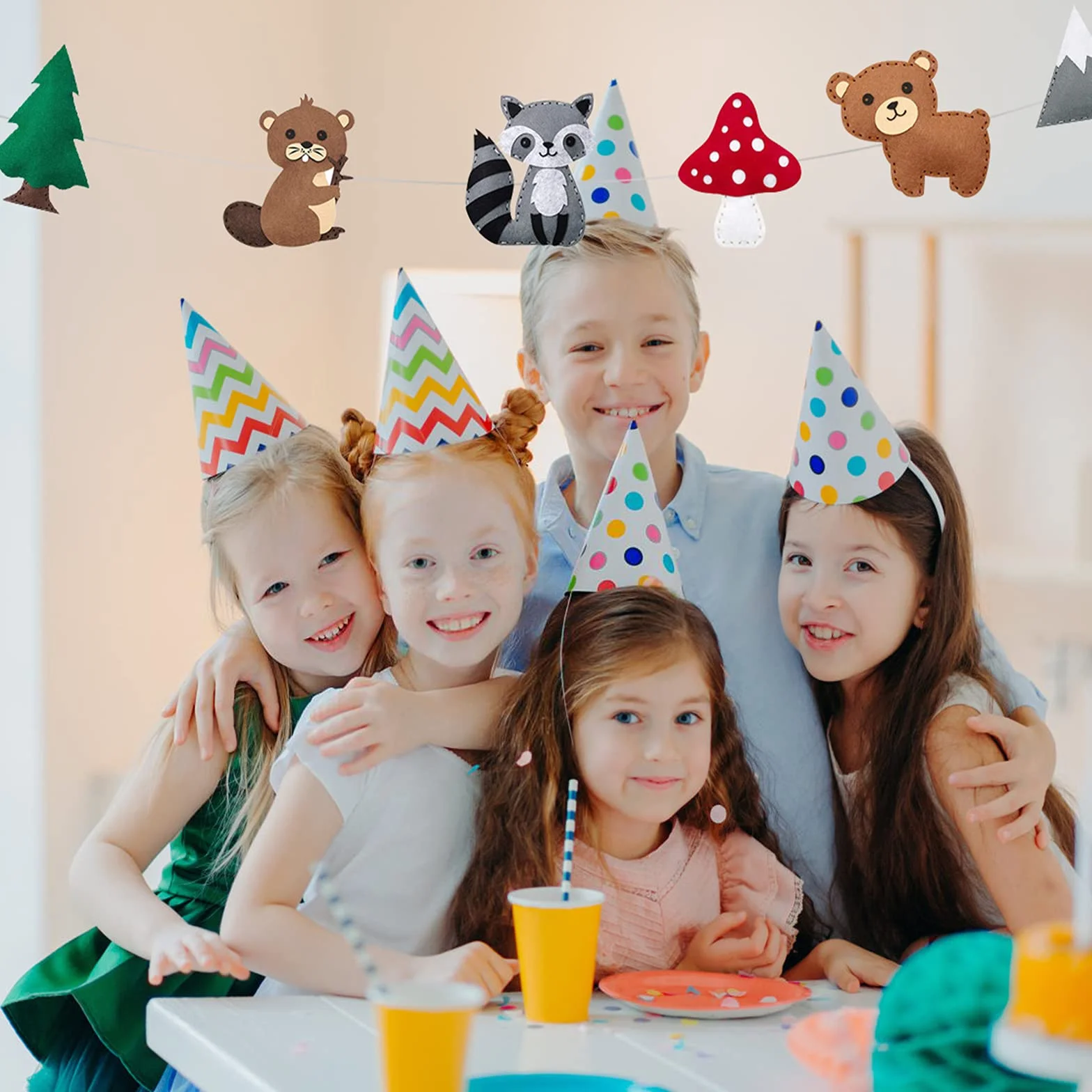 Goomp Confezione da Cucito in Feltro per Bambini,Kit da cucito per imparare a cucire bambini Artigianato e Cucire Set per Bambini Educativi Principianti Cucito Peluche Ripiene Ornamenti, Set di 14