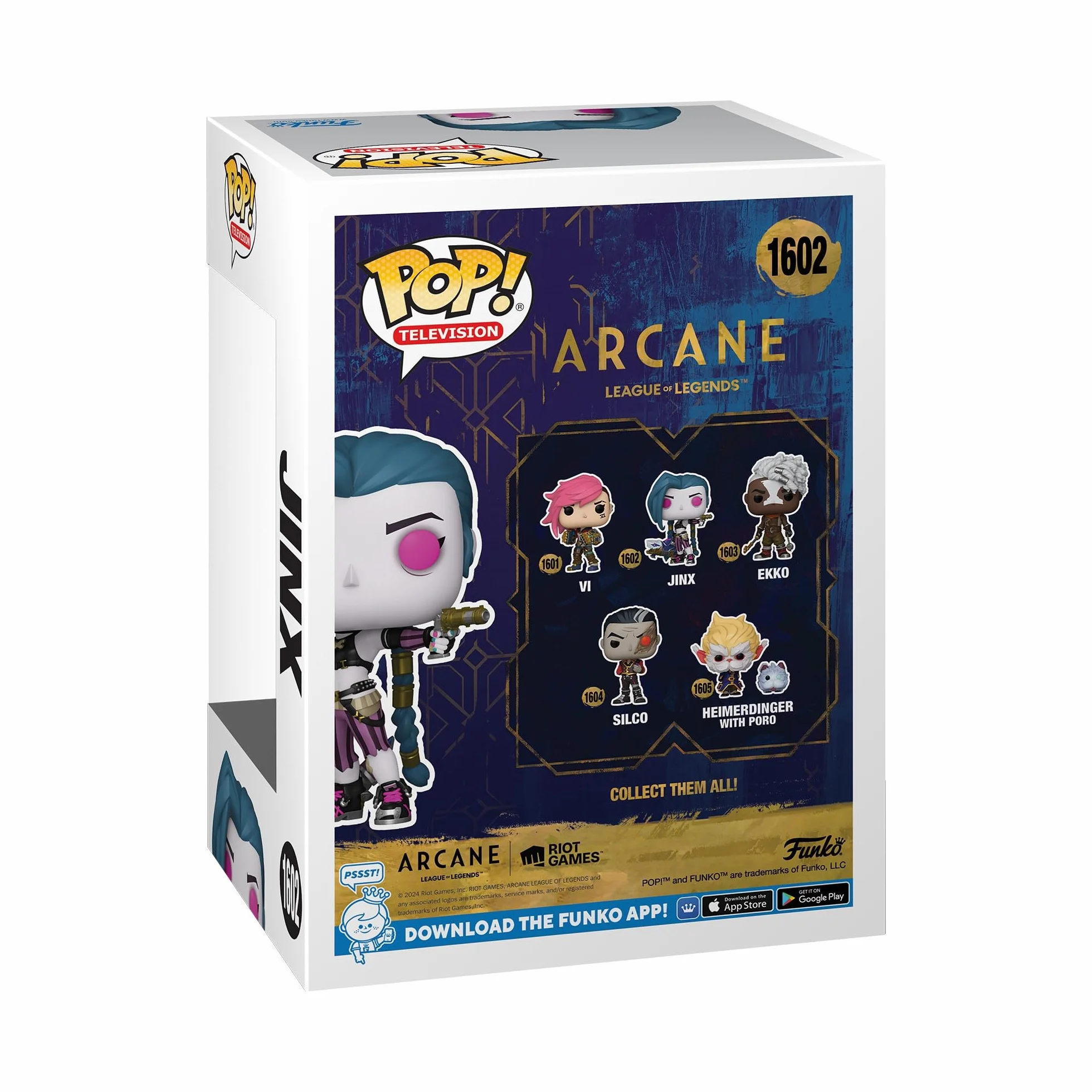 Funko Pop! TV: Arcane LoL - Jinx - Arcane: League Of Legends - Figura in Vinile da Collezione - Idea Regalo - Merchandising Ufficiale - Giocattoli per Bambini e Adulti - TV Fans