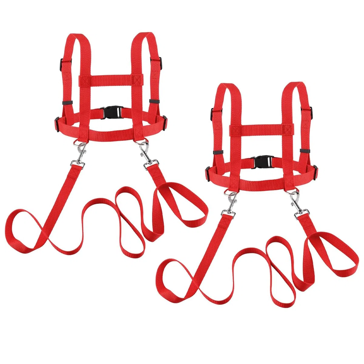 2 guinzagli per cavalli da giocare per bambini, colore rosso, per bambini, per bambini, per giocare a bambini