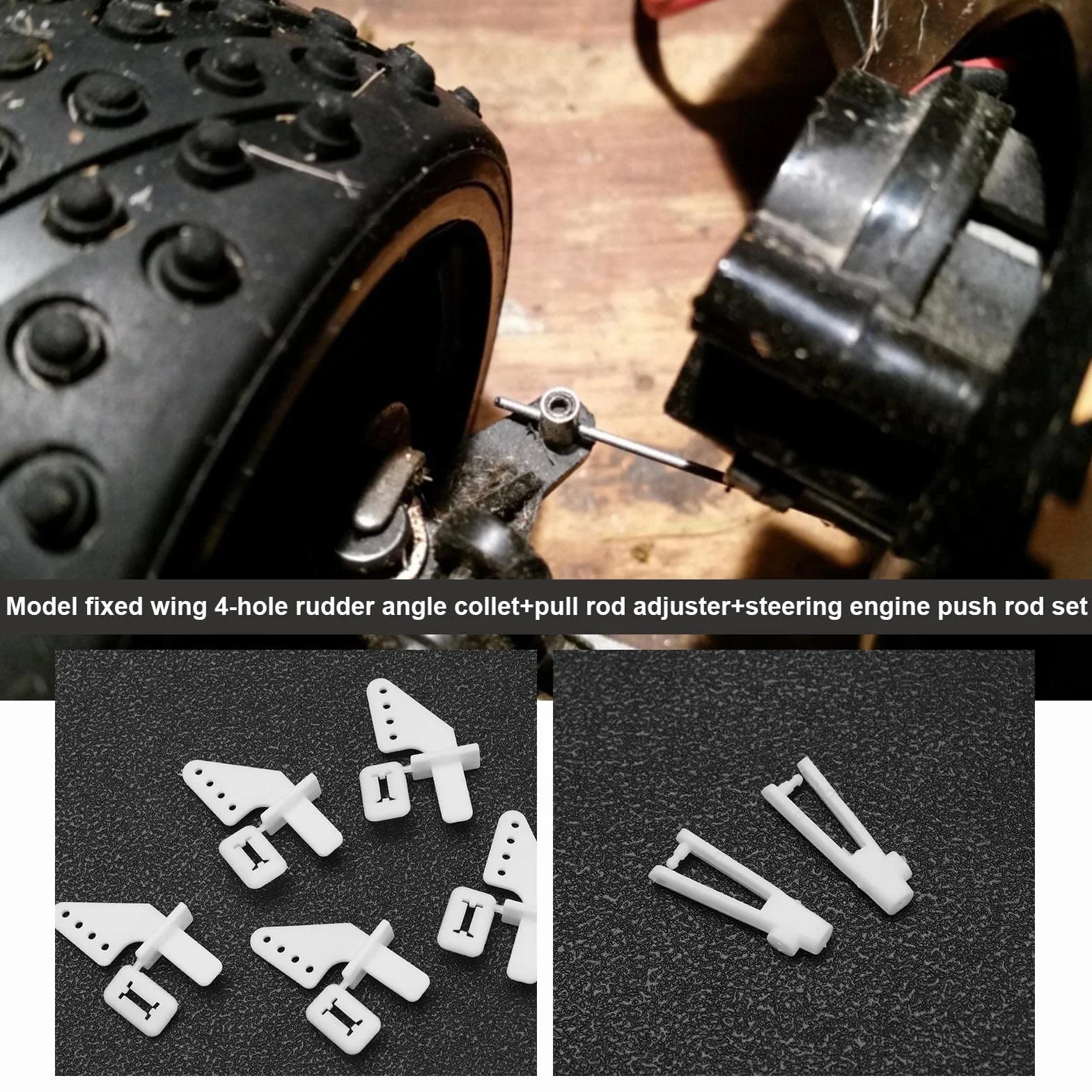 ECSiNG 15 Pezzi Kit Clacson Di Controllo Per Aereo Ad Ala Fissa Asta Di Comando Da 1,2 x 200 mm Aste Di Comando Da 1,3 Mm Accessori Per Clacson Di Controllo Per Aeromodelli RC Elicotteri RC