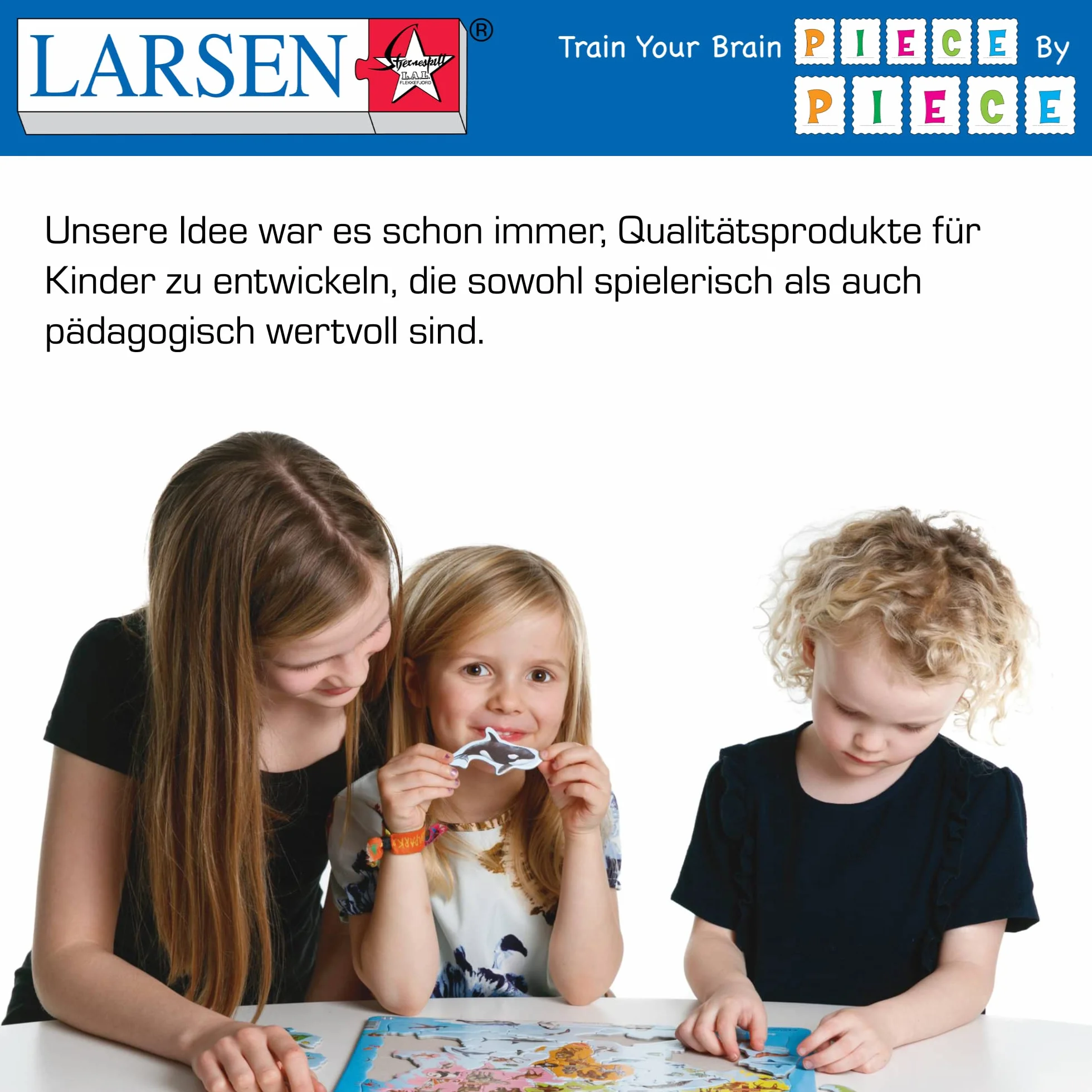 Larsen FH39 La tigre dell'Amur nell'estate siberiana, Puzzle Incorniciato con 36 pezzi