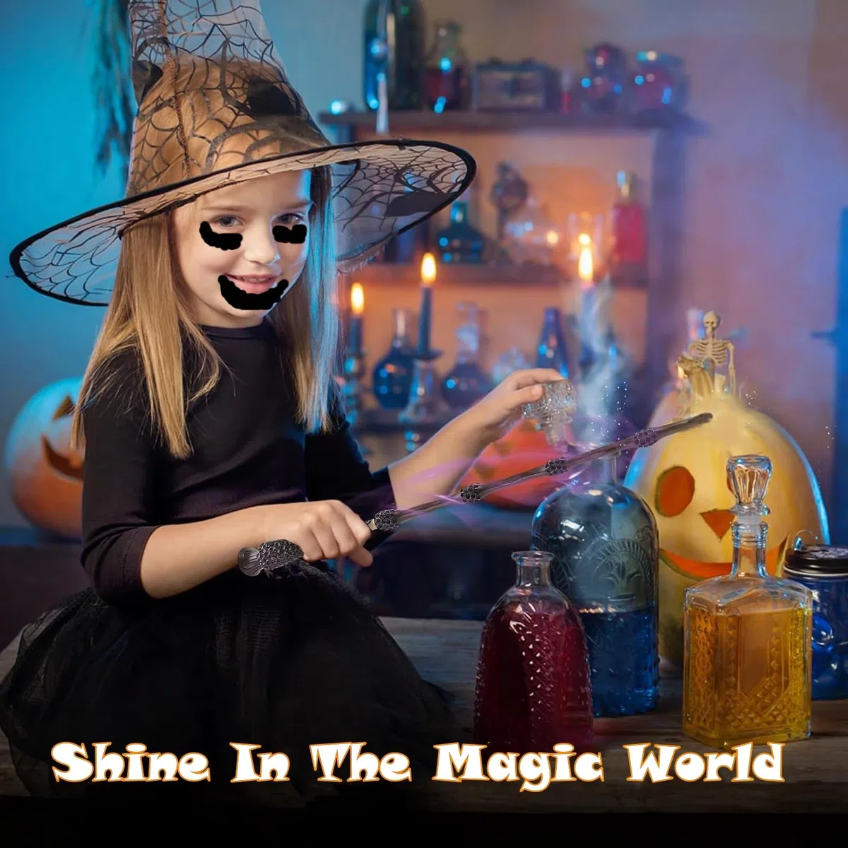 MeYuxg Bacchetta Magica Harry Potter Bacchetta Magica di Silente Realizzata, Harry Wizarding World, Oggetto di Scena per Cosplay, Articolo per Fan per Bambini dai 7 Anni in su, Decorazione Regalo