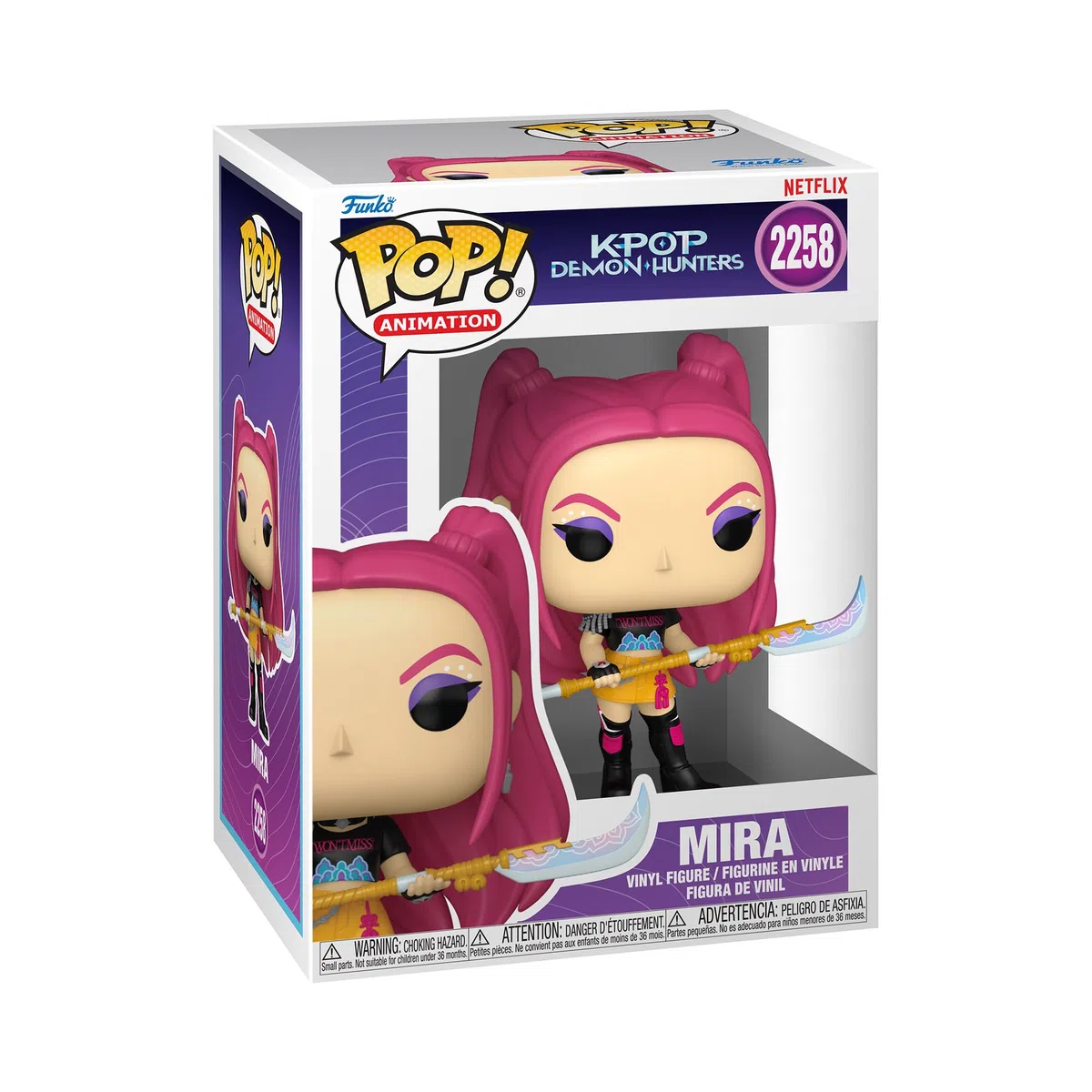Funko Pop Animation: KPop Demon Hunters - Mira - Figura in Vinile da Collezione - Idea Regalo - Merchandising Ufficiale - Giocattoli per Bambini e Adulti - Movies Fans