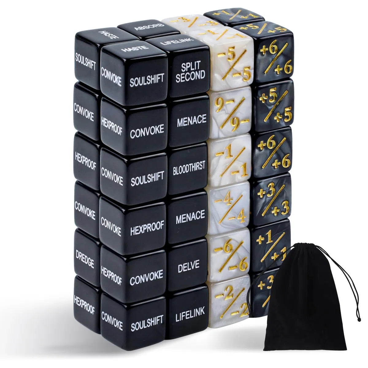 MTG 1/+1 dadi per MTG, contatore di parole chiave, contatore di vita MTG, TCG, set di carte