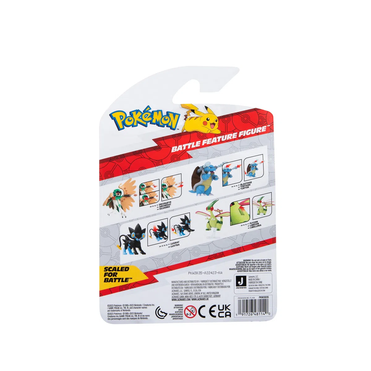 Pokémon Turtok Statuetta da combattimento Blastoise, 11,4 cm