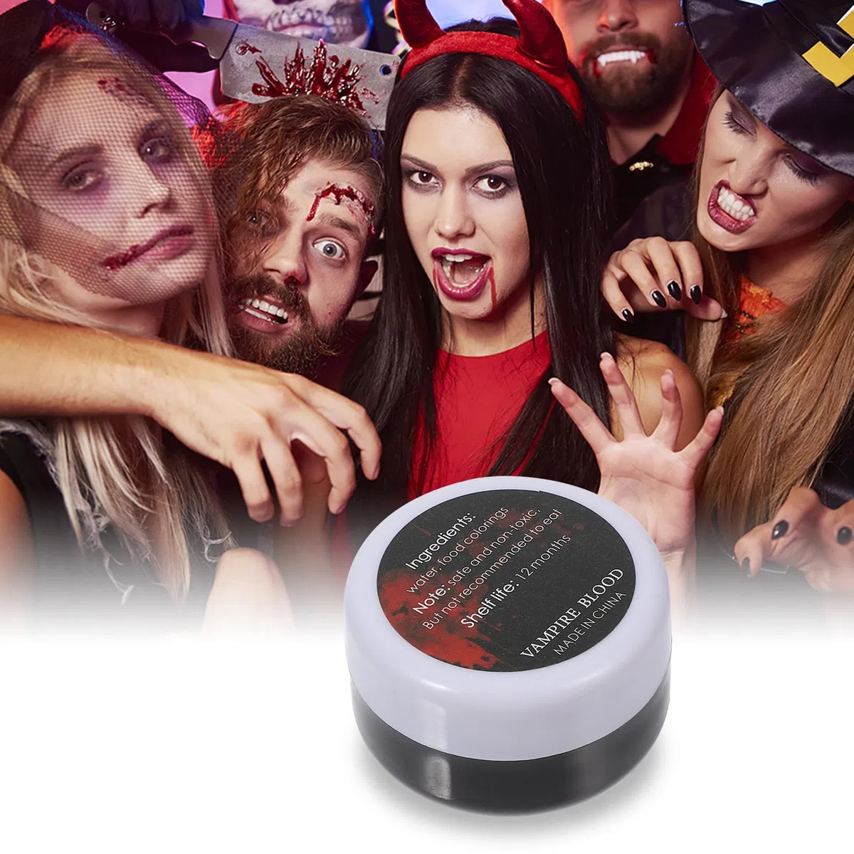 Kit per Trucco Effetti Speciali Halloween Cera per Cicatrici Realistiche, Set di 1 in Plastico e Acciaio Inossidabile per Creare Ferite Finte in Party Fancy Dress