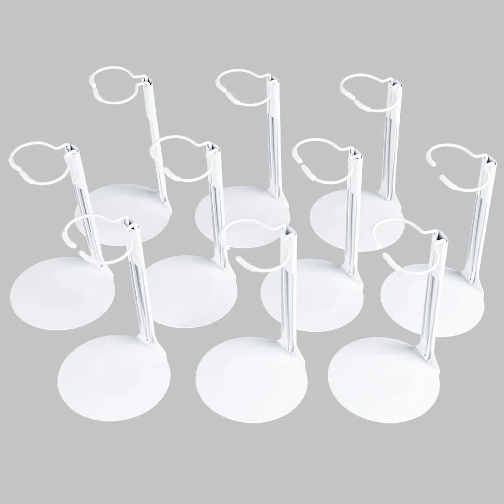 UCanaan 10 Supporti per Bambole Action Figure Stand Filo in Vita Espandibile 8-12 Pollici 1/6