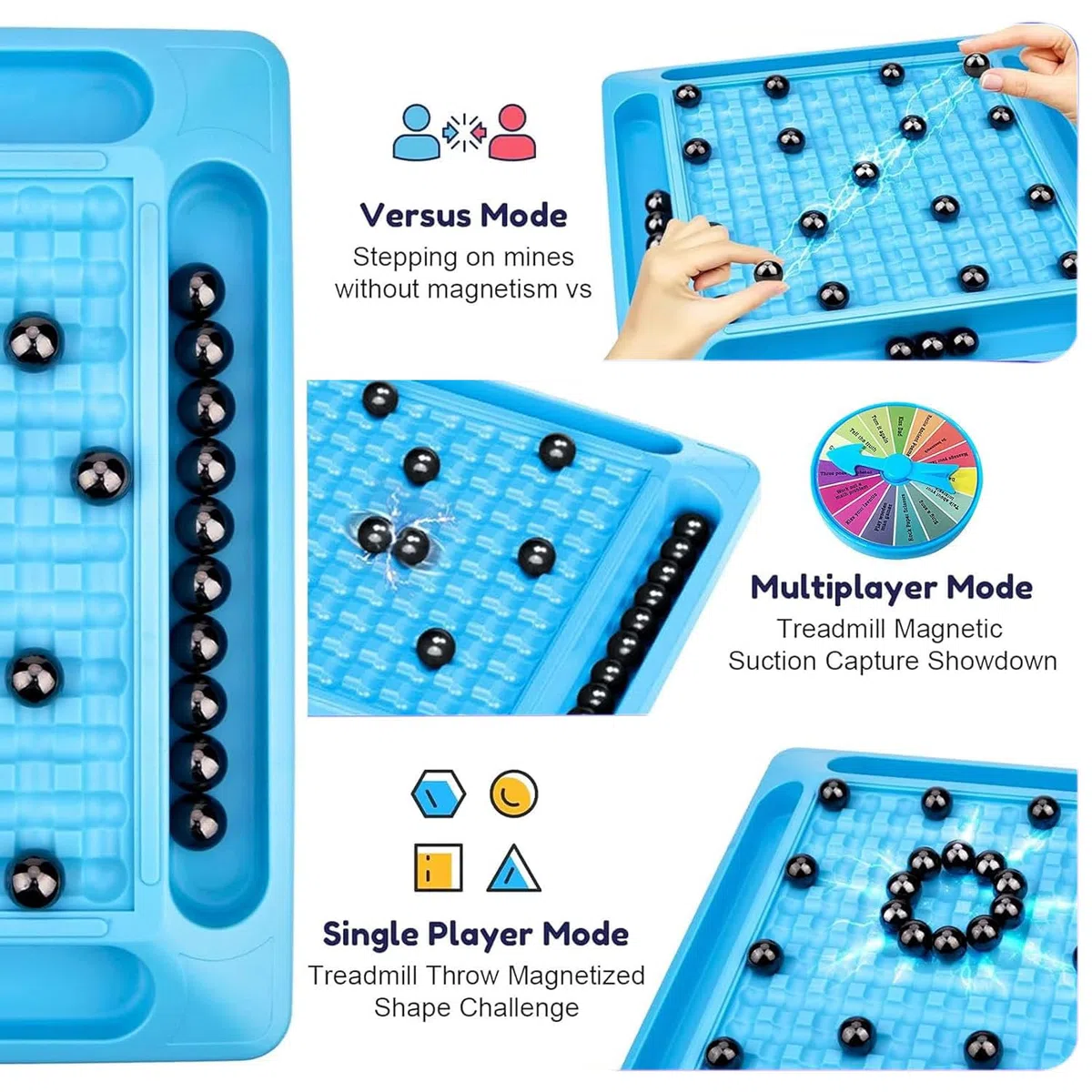 Scacchi Magnetici, Set di Scacchi Magnetici Sctnny con Disco di Pena, Gioco da Tavolo Magnetico, Gioco di Scacchi Magnetici con Pietre Magnetiche, Set di Accessori per Feste per Incontri Familiari